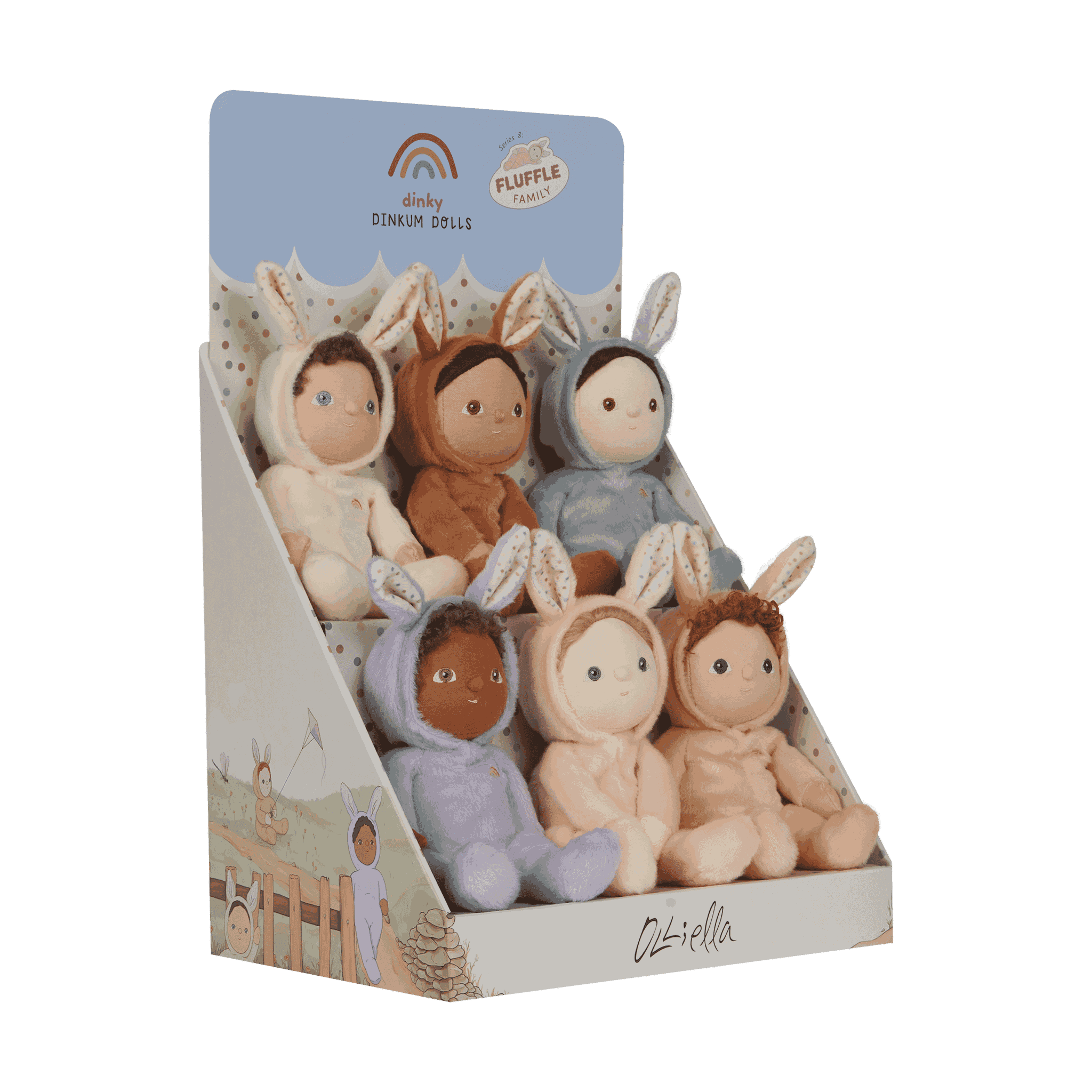 Dinky Dinkums Fluffle Family - Multi