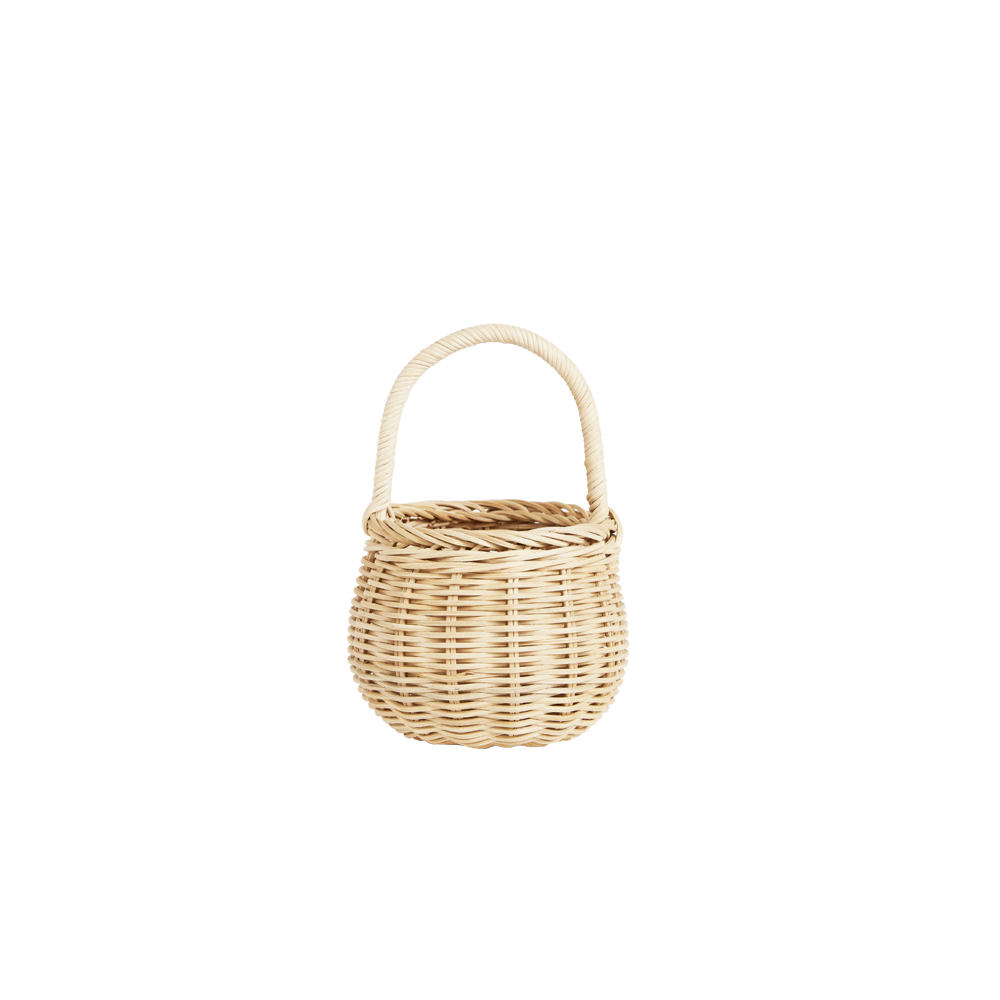 Rattan Berry Basket - Straw