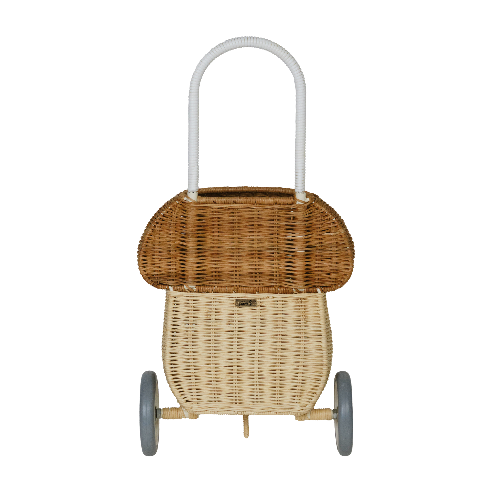 Rattan Mushroom Luggy - Natural