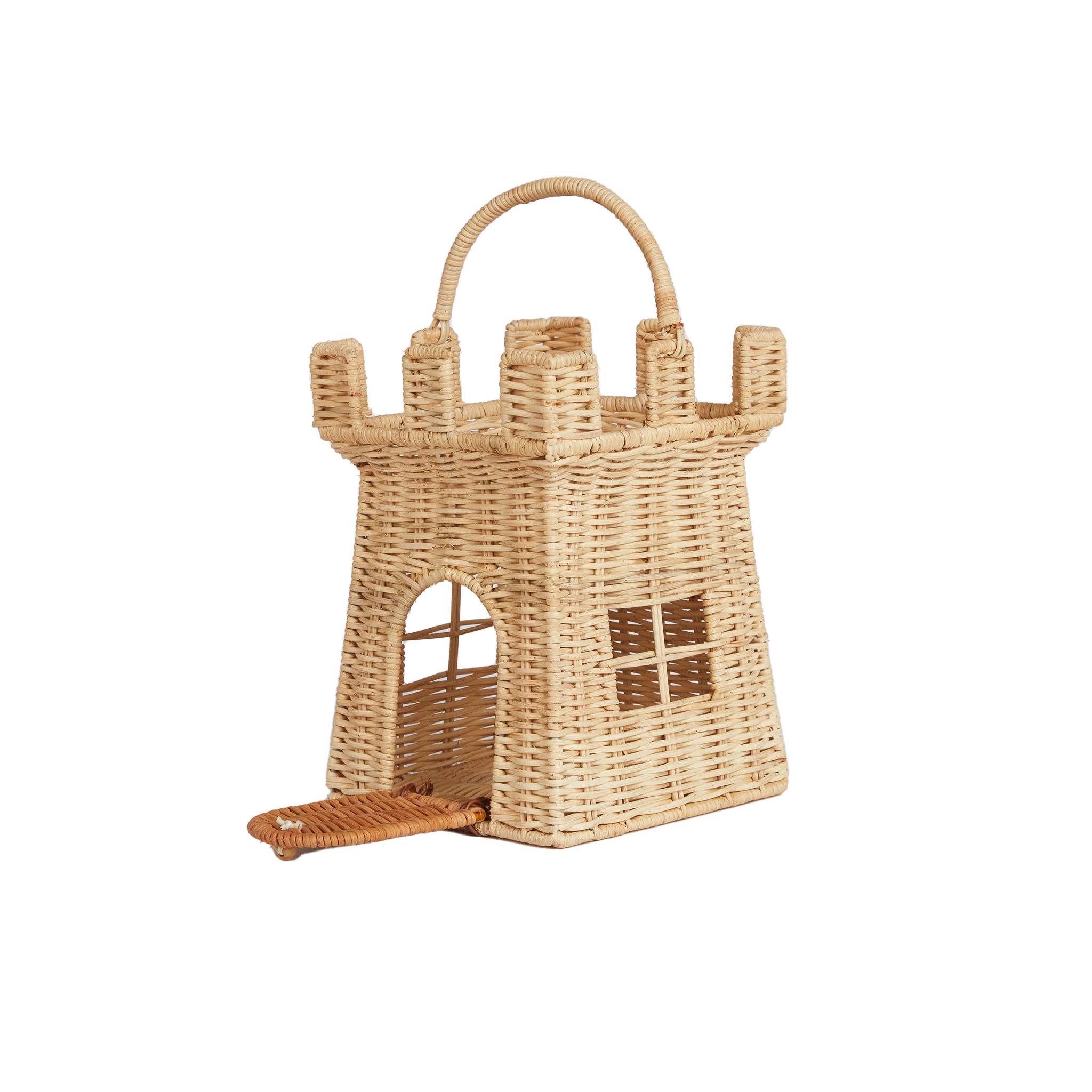 Rattan Castle Bag